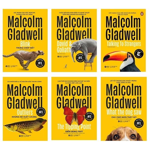  Combo sách của Malcolm Gladwell (6 cuốn) 