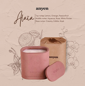  Alaïa (Scent of Vanilla Orchid) - ANYEN CANDLE 