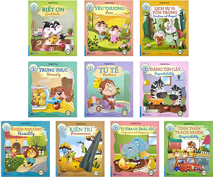  Bé Học Lễ Giáo - Song Ngữ Anh Việt (Tái Bản) - Bộ 10 Quyển 