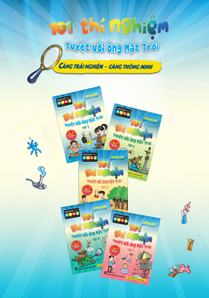  Bộ sách 101 thí nghiệm tuyệt vời ông mặt trời - Bộ 5 tập 