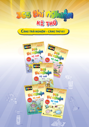  Bộ sách 365 thí nghiệm kỳ thú - Bộ 5 tập 