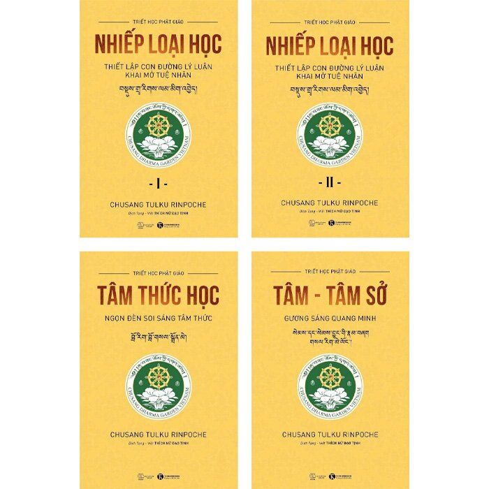  Bộ sách Triết học Phật giáo: NHIẾP LOẠI HỌC I, NHIẾP LOẠI HỌC TẬP II, TÂM THỨC HỌC, TÂM – TÂM SỞ – Chusang Tulku Rinpoche -Tâm Thức Học hết sách 