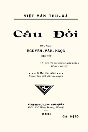  Câu Đối - Nguyễn Văn Ngọc 