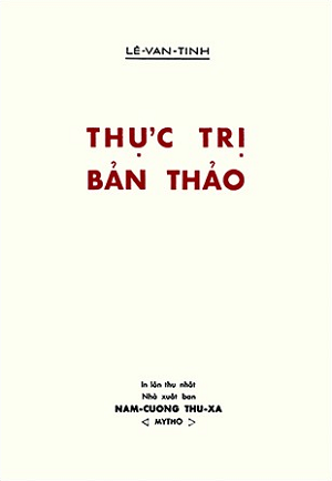  Thực Trị Bản Thảo - Lê Văn Tịnh 
