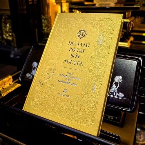  KINH ĐỊA TẠNG BỒ TÁT BỔN NGUYỆN (Bìa Cứng Vàng -Bản Cao Cấp) - Hòa Thượng Thích Trí Tịnh 
