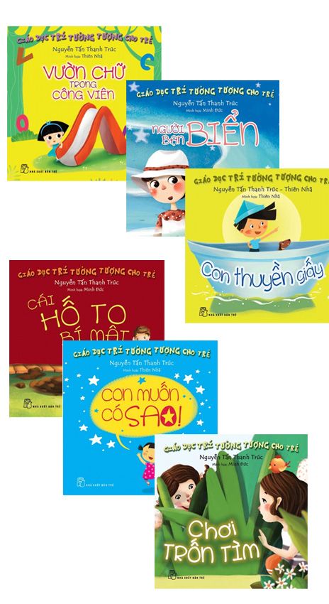  Giáo dục trí tưởng tượng cho trẻ - Bộ 6 cuốn 