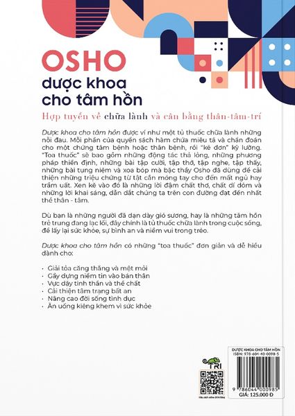 Dược Khoa Cho Tâm Hồn Tái bản 2024 - Osho