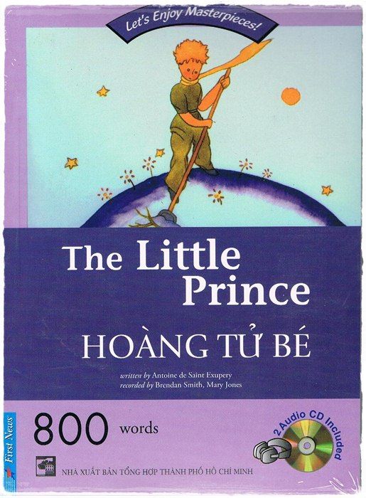 Hoàng Tử Bé - Sách + 2 CD 