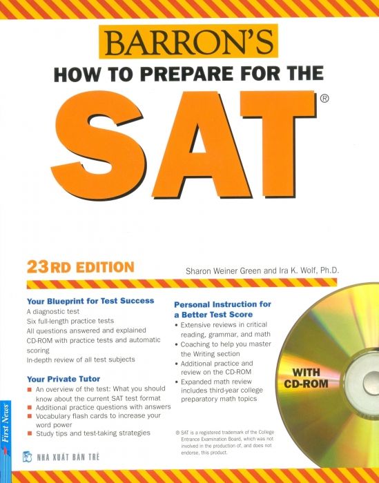  How To Prepare For The SAT 23rd Edition - Kèm 1 CD 