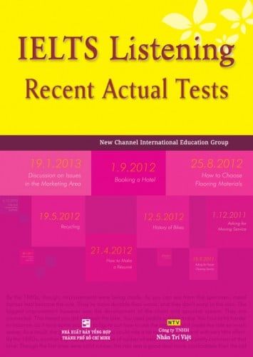  IELTS Listening Recent Actual Tests 