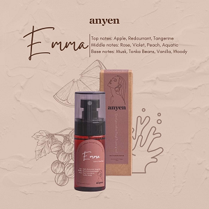  Nước hoa đa năng Emma 100ml (scent of Soleil Rose / hương Hoa Hồng Của Bình Minh) - ANYEN CANDLE 