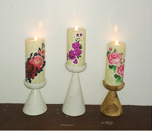  Nến điện tử bộ 3 cây in 