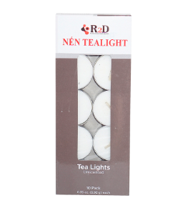  Nến tealight 10 viên (trắng) 