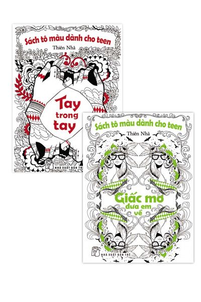  Sách tô màu cho tuổi teen 