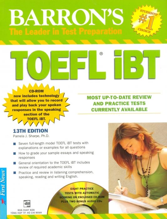  TOEFL iBT 13th Edition (Kèm 3 CD) 