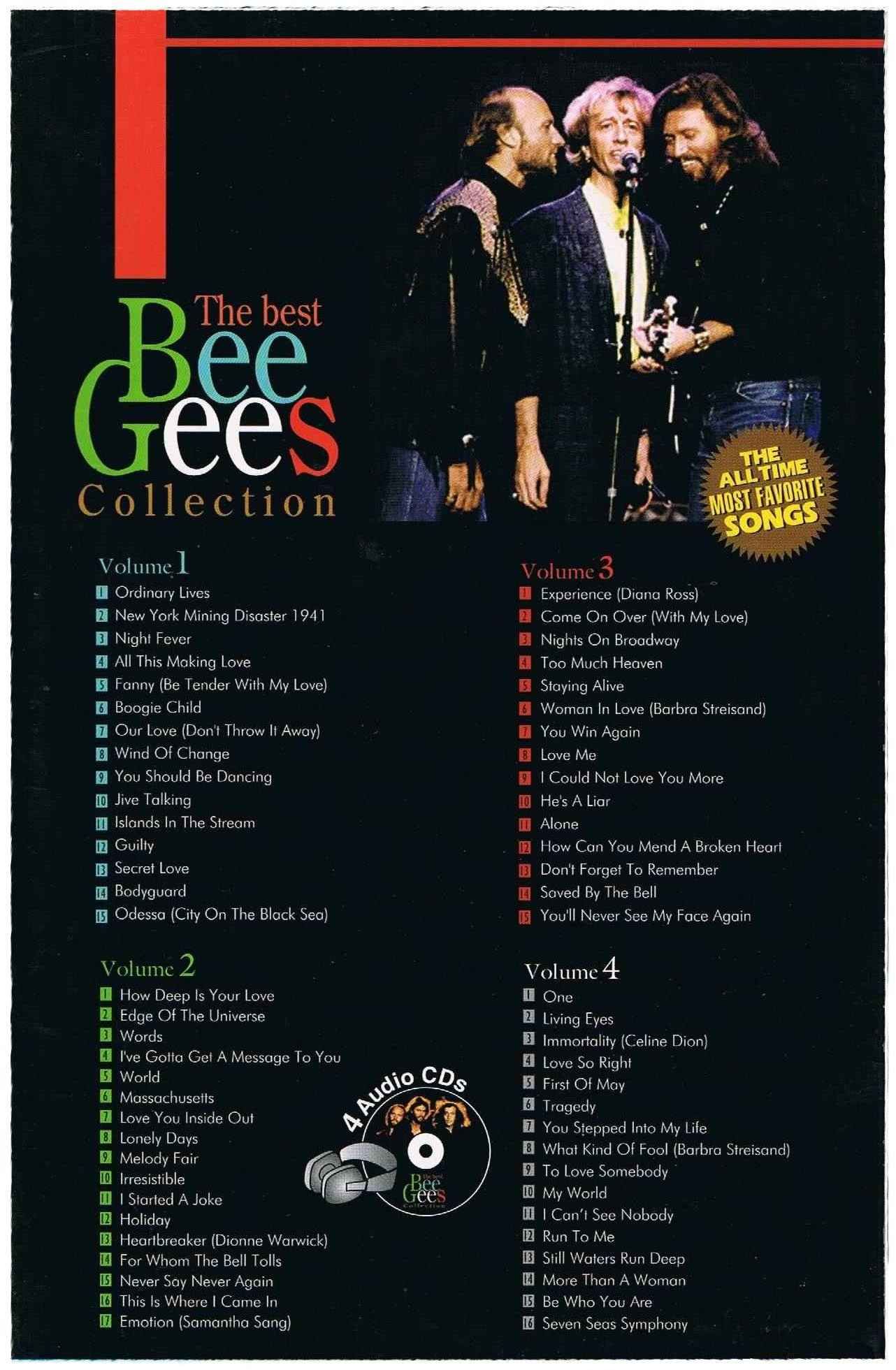  Tuyển Tập Những Bài Hát Hay Nhất Của Bee Gees (+ nhạc phổ & 4CDs) 