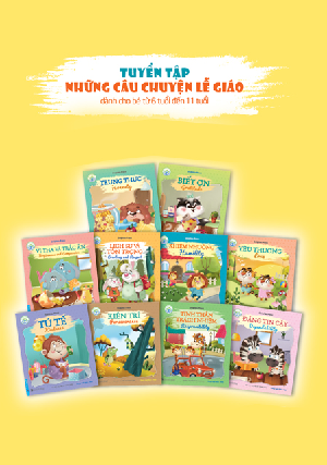  Tuyển tập những câu chuyện lễ giáo - Song ngữ (Dành cho trẻ từ 6-11 tuổi) - Bộ 10 cuốn 