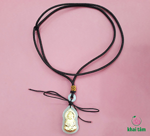  Vòng cổ ngọc thạch Quán Thế Âm (ngoài) - TN14B 