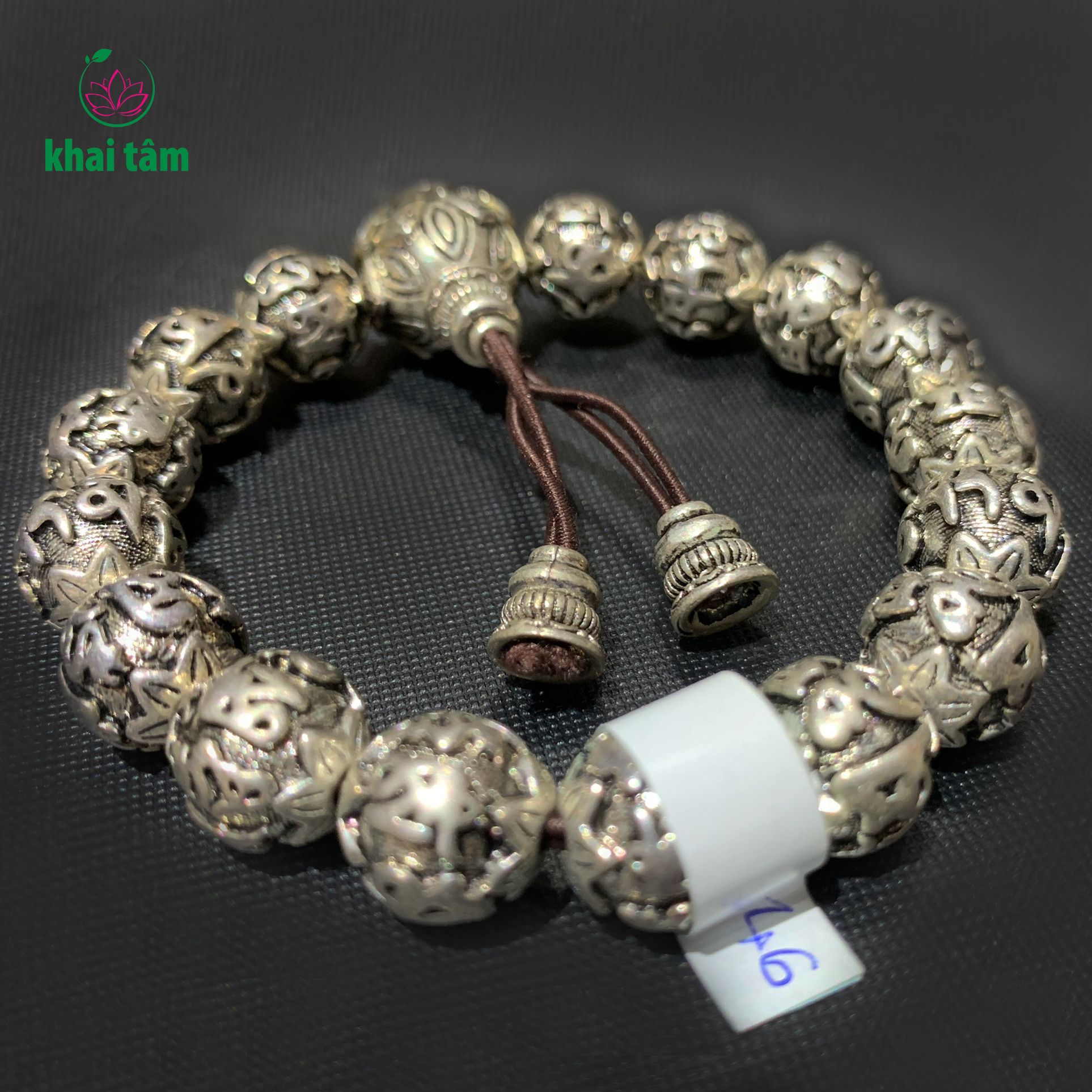  Vòng tay kim loại titan (10 li) - TN46 