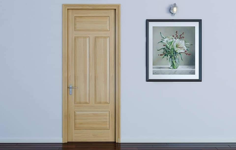 Cửa gỗ đơn, cửa 1 cánh Gỗ Sồi tự nhiên cao cấp