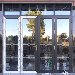 CỬA NHÔM XINGFA 4 CÁNH MÀU ĐEN