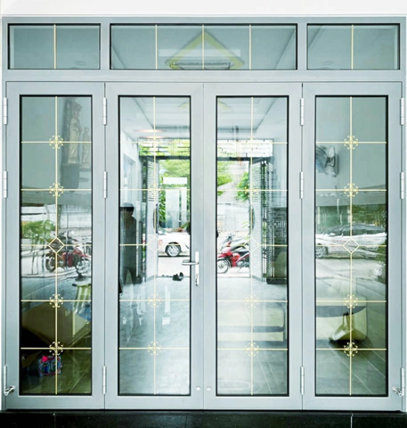 CỬA NHÔM XINGFA 4 CÁNH MÀU TRẮNG