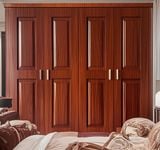 Tủ quần áo 4 cánh vân gỗ và vân gỗ huỳnh