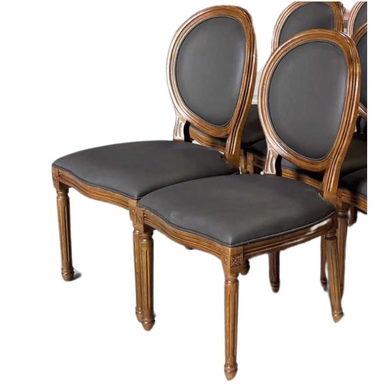  GHẾ LOUIS KO TAY GỖ CAO SU 