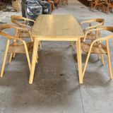  BỘ BÀN ĂN 4 GHẾ NEVA 