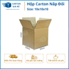  Hộp Carton Nắp Đối - Kích Thước 10x10x10 - Carton Giá Rẻ 