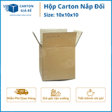  Hộp Carton Nắp Đối - Kích Thước 10x10x10 - Carton Giá Rẻ 