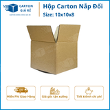  Hộp Carton Nắp Đối - Kích Thước 10x10x8 - Carton Giá Rẻ 