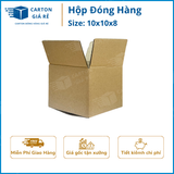  Hộp Carton Đóng Hàng - Kích Thước 10x10x8 - Carton Giá Rẻ 