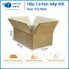  Hộp Carton Nắp Đối - Kích Thước 12x10x5 - Carton Giá Rẻ 