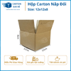  Hộp Carton Nắp Đối - Kích Thước 12x12x8 - Carton Giá Rẻ 