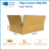 Hộp Carton Nắp Đối - Kích Thước 14x7x4 - Carton Giá Rẻ 