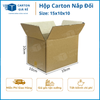  Hộp Carton Nắp Đối - Kích Thước 15x10x10 - Carton Giá Rẻ 