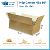  Hộp Carton Nắp Đối - Kích Thước 15x10x5 - Carton Giá Rẻ 