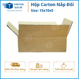  Hộp Carton Nắp Đối - Kích Thước 15x10x5 - Carton Giá Rẻ 