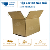  Hộp Carton Nắp Đối - Kích Thước 15x12x10 - Carton Giá Rẻ 