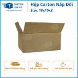  Hộp Carton Nắp Đối - Kích Thước 18x10x8 - Carton Giá Rẻ 