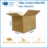  Hộp Carton Nắp Đối - Kích Thước 18x12x12 - Carton Giá Rẻ 