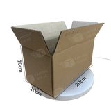  Hộp Carton Nắp Đối - Kích Thước 20x10x10 - Carton Giá Rẻ 