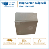  Hộp Carton Nắp Đối - Kích Thước 20x15x15 - Carton Giá Rẻ 