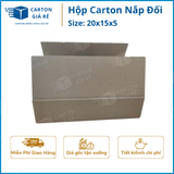  Hộp Carton Nắp Đối - Kích Thước 20x15x5 - Carton Giá Rẻ 