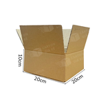 Hộp Carton Đóng Hàng - Kích Thước 20x20x10 - Carton Giá Rẻ 