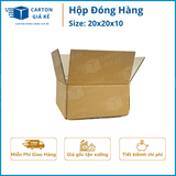  Hộp Carton Đóng Hàng - Kích Thước 20x20x10 - Carton Giá Rẻ 