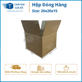  Hộp Carton Đóng Hàng - Kích Thước 20x20x15 - Carton Giá Rẻ 