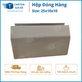  Hộp Carton Đóng Hàng - Kích Thước 25x10x10 - Carton Giá Rẻ 