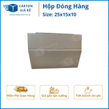  Hộp Carton Đóng Hàng - Kích Thước 25x15x10 - Carton Giá Rẻ 